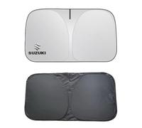 Pare Soleil Voiture pour Suzuki Swift 2023-2025,Pliable Couverture Soleil Pare-Brise Avant Bloquant lumière et Isolation Facile à Installer avec Auto Emblème Intérieur Accessoires