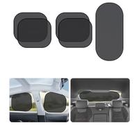 Pare-Soleil Voiture, pour Tesla Model 3 Model S Model X Model Y Pare Soleil Chaussette,Bloquer Les Rayons UV,Protection Solaire Enfants et Animaux,Full Set