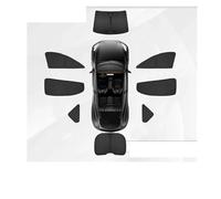 Pare Soleil Voiture pour Tesla pour Model 3 pour Highland 2023-24 Pare-Soleil Confidentialité Fenêtre Latérale sur Toit Ouvrant Store Ombrage Le Camping Rest(M3 8PCS)