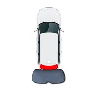 Pare Soleil Voiture pour Toyota Land Cruiser 4500 LC100 2003-2006, Chaussettes et Rideaux Magnétiques pour Fenêtres Latérales, pour Enfants, Animaux et Camping,Rear Windshield