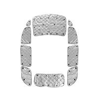Pare-Soleil Voiture pour Toyota pour Estima 50 Structure 4 Couches Modèle De Voiture Spécifique Ombrage Résistant À La Chaleur Isolation Thermique 10P Couverture Pare-Brise