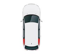 Pare Soleil Voiture pour VW pour Touareg 7P 2011-2018 Pare-Soleil Magnétique Voiture Rideau Pare-Brise Avant Fenêtre Latérale Arrière Maille Visière Pare-Soleil Pliable(2PCS Triangular)