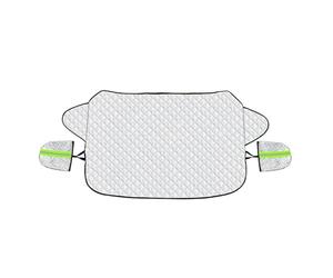 Pare Soleil Voiture Protection Universelle Contre la poussière pour Automobile, Couverture de Pare-Brise Avant Voiture, Pare-Soleil avec Cache-Oreilles