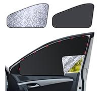 Pare Soleil Voiture - ZATOOTO Rideau Voiture pour Bloquer Les Rayons UV et la Chaleur, Magnétique, pour Fenêtre Latérale, 2pcs