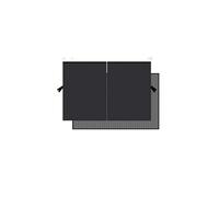 Pare soleils auto avec Pare-soleil De Voiture Universel, Rideau Latéral, Protection Solaire, Ventilation, Anti-moustique, Double Couche, Pare-soleil Magnétique Parsoleil Voiture(Black-rear window)