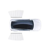 Pare soleils Auto Pour Tesla Pour Modèle Y Pour Juniper Fenêtre Latérale Garniture Confidentialité Pare-soleil Voiture Avant Pare-brise Arrière Couverture(White back row)