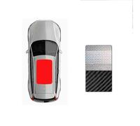 Pare-Soleils Doors-Window 1 Pare-soleil Toit Ouvrant Adapté Pour Skoda Pour Superb 2013-2015 Refroidissement Physique Voiture Toit Panoramique Bouclier Thermique Pare-soleil De Fenêtre(SilverBlack)
