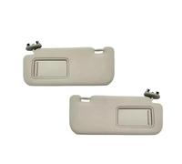Pare-soleils Intérieur Gauche et Droite Pour Toyota Pour Corolla 2008-2013 Pare-soleil Intérieur Avec Rétroviseur Gris Beige Côté Conducteur Et Passager(Beige Pair)
