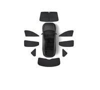 Pare Soleils Intérieur Pare-Soleil pour Tesla pour Model Y Juniper 2025 Pare-Soleil Vitres Latérales Avant Et Arrière Pare-Brise Accessoires D'intérieur Pare-Soleil de Voiture(My 2025 8PCS Black)