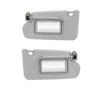 Pare-Soleils Intérieur pour Nissan pour Altima 2013 2014 2015 2016 2017 2018 Pare-Soleil Avant De Voiture avec Lampe Côté Conducteur Gauche Passager Droit(Grey 1 Set)