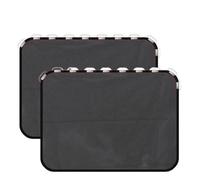 Pare-soleils Latéraux Avant/arrière Isolation Thermique Rideaux Pliables Accessoires Voiture 1 À 4 Pièces Magnétiques Anti-UV Couverture Pare-Brise Voiture(Rear 2PCS)