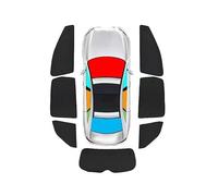 Pare-soleils latéraux et arrière pour Peugeot 3008, Rideaux de confidentialité Amovibles et Anti-UV Pare-Soleil pour Voiture