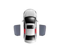 Pare-Soleils Pare-soleil De Voiture Pour Skoda Pour Kodiaq 2016-2024, Rideau En Maille Pour Pare-brise Avant Et Arrière Pare-Brise Avant(2 pièces arrière)