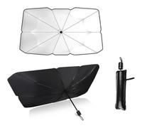 Pare-soleils pour Pare-Brise Auto, pour Volvo XC60 NE 2018-2025 Auto Anti-UV Pratique et Pliable Soleil Voiture Facile à Installer Et Compact,M(125 * 65cm)
