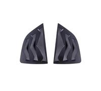 Pare-soleils pour vitres latérales Auto Compatible avec Honda Jazz 2014-2019 - Cache-Volant latéral de vitre arrière Autocollant Finition ABS Effet Fibre Carbone Brillant(Matte Black)