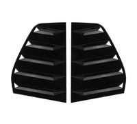 Pare-soleils pour vitres latérales Auto Garniture de vitre latérale arrière, aileron Compatible avec VW Golf 4, 5, 6, 7, MK4, MK5, MK6, MK7, MK7.5 et MK8.(3 Glossy Black)