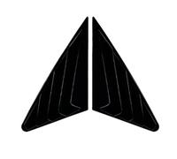 Pare-soleils pour vitres latérales Auto Kit de Garniture de volet de Custode arrière pour vitre latérale arrière, Compatible avec Audi A3 8Y Berline 2021+(Glossy Black)