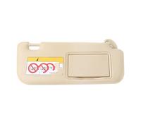 Pare-soleils Rechange Pare-soleil Voiture Rétroviseur Intérieur Remplacement Coque Pour Poste Conduite Côté Conducteur Accessoires Pour Pare-soleil(Beige-right)