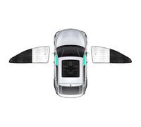 Pare-Soleils Vitres Latérales Auto Pare-soleil Pour Voiture Pour Benz Pour Vito Pour Long Pour W639 2003-2012 2013 2014 Version Quatre Portes Soleil Lunette Arrière Voiture(Front Side Windows)
