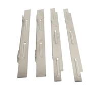 Pare-Vent 4 pièces, barrière Thermique en Acier Inoxydable réglable, Remplacement Facile, Entretien, Pare-Vent pour Plaque chauffante BS 36 Pouces, Camping