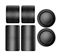 Pare-vent d’aération auto - Déflecteur ajustable ensemble deux unités permettant redirection précise du vent, structure légère robuste simple à fixer, accessoire polyvalent idéal pour berline taxi mon