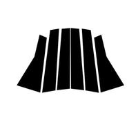 Pare-Vent de Voiture Garnitures de Moulage de Porte de fenêtre de Poteau de Pilier de Voiture Couvrent l'autocollant de Colonne BC pour CRV 2012-2016