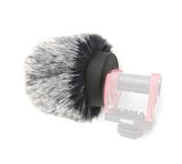 Pare-vent en fourrure compatible avec microphone Rode VideoMic GO II 2 VMGOII VideoMicro II Accessoires pour chat mort