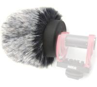 Pare-vent en fourrure compatible avec microphone Rode VideoMic GO II 2 VMGOII VideoMicro II Accessoires pour chat mort