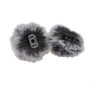 Pare-vent en fourrure pour microphone Lavalier 5-8 mm Style bouton Protection contre le vent pour un son clair dans des conditions venteuses (bouton)