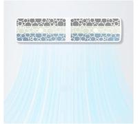 Pare-vent for climatiseur, évent mural latéral for climatiseur, pare-vent anti-coup direct, pare-vent réglable for bureau à domicile (Size : 120CM)