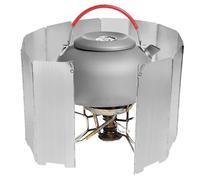 Pare-Vent Pliable Aluminium, Pare Vent Rechaud Gaz, Paravent Brise-Vent de Camping, Plaques pare-Brise de Camping