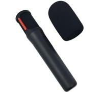 Pare-vent pour microphone sans fil à main pour JBL PartyBox Encore 2 / Encore Wireless Mic, pare-vent anti-salive, housse en mousse lavable (noir)