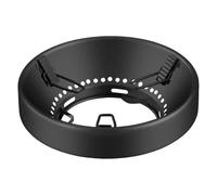 Pare-vent pour poêle, isolation de four à économie d'énergie, réflecteur portable, design compact, matériau robuste pour la cuisine, 9,8 cm, noir