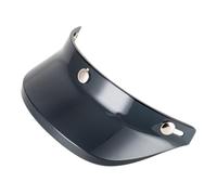 Pare-Vent Rabattable for Casque de Moto, visière à 3 Boutons-Pression, lentille Amovible, Demi-Visage Ouvert(Color 1)