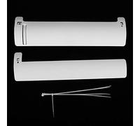 Pare-vent rétractable, contrôle Emplacement de température intérieure Déflecteur de climatisation Changer la direction du vent pour usage domestique (blanc)