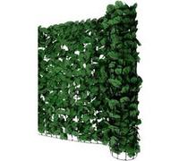 Mendler Pare-Vue Balcon Feuilles foncés, clôture - 300x150cm