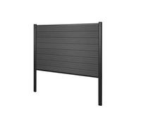 Pare-vue en WPC Sarthe élément de base 190cm anthracite