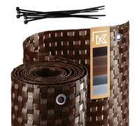 Pare-vue KADAX pour balcon, terrasse, clôture, 0,9 x 3 m, marron clair