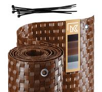 Pare-vue KADAX pour balcon, terrasse, clôture, 1 x 4 m, jaune miel