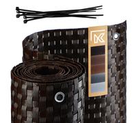 Pare-vue KADAX pour balcon, terrasse, clôture, 1 x 6 m, marron foncé