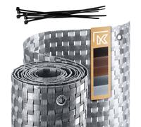 Pare-vue KADAX pour balcon, terrasse, clôture, 1 x 7 m, gris clair