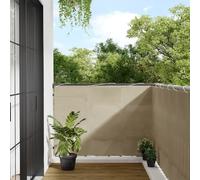 Pare-vue pour balcon Beige 120x1000 cm 100 % Polyester-Oxford