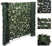 Brise-Vue De Balcon T811, Brise-Vue De Haie De Hêtre Bardage Coupe-Vent 300x100cm Foncé Vert