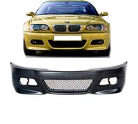 Parechoc avant pour BMW E46 Coupe Cabrio 99-03 + Grille ABS pour M3 + noir
