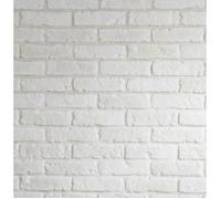 Parement brique blanche béton DECOON 0,68 m2
