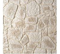 Parement imitation pierre beige béton DECOON 1 m2