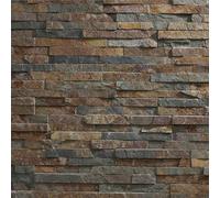 Parement pierre naturelle 0,468 m2 multicolore