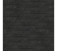 Parement pierre naturelle 0,468 m2 Quartz noir