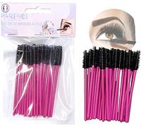 PARENCE - 20PCS Brosses à Cils semi-réutilisable et lavable en fibre douce premium siliconé