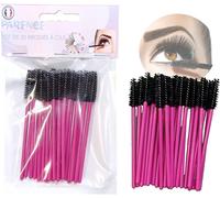 Parence - 20pcs S À Cils Semi-Réutilisable Et Lavable En Fibre Douce Premium Siliconé, Jetables Après 5 Utilisation,Pinceaux À Cils, Outil De Maquillage Mascara À Sourcils Applicateur
